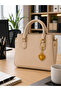 Gold Heart Motif Keychain - 3