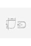Wall-mounted toilet bowl 101 | - 3
