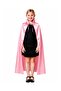 Pink Satin Cape for Children - 2
