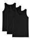 Super Thin Men's Undershirts Black 3-Pack - 2