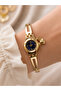 Minimal Women's Wristwatch Gold Color Elegant Daily Use Gift Boxed