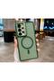 Samsung S23 Ultra Compatible Magsafe Lens Protection Case + Metal Stand Featured Phone Back Cover with Gift