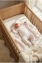 Baby Girl 7-Piece Hospital Discharge Set 0-3 Months Newborn Heart Patterned Blanket and Bodysuit Set - 4