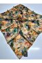 Organic Cotton Viscose Scarf Special Design Tie-Dye Floral Lightweight Stylish - 2