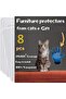 Cat Scratch Clear Double-Sided Deterrent Tape, Furniture Protector, Anti Scratch Cat Deterrent Training Tape - 2