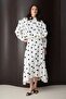 Polka Dot Shirt White 2836 - 3