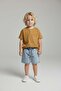 Baby Boy Organic Crewneck Buttoned T-Shirt