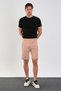 Milky Brown Men's Regular Fit Two Thread Zipper Pocket Cotton Shorts - 6