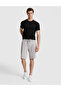 Gray Comfort Fit Knitted Shorts 50327867-Vr024