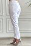 High Waist Asymmetric Leg Momjean - 5