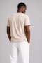 Men's off the roots printed t-shirt - stone - 3