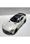 1:36 Mercedes Amg Gt R White Diecast Metal Toy Car Openable Door Pull and Go - 4