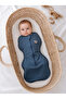 100% Organic Cotton Breathable Baby Swaddle Sleeping Bag with Zipper Newborn Swaddle