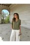 Women's Cool Comfortable Striped Textured Shirt - 5