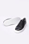 Positano Black 100% Genuine Leather Men's Casual Shoes - 3