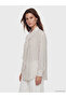 Striped Women's Shirt Tunic with Tie Detail