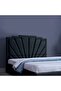 URANUS HEADBOARD CHANEL DARK GREY L-180 : H-125 CM