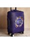 World Travel Printed Luggage Cover Small - Blue - 3