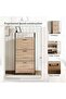 Tessa Shoe Rack 12 Pairs With 3 Drawer 1 Shelf - Natural & Black - 6