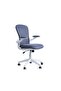 Aveza Office Medium Back Chair Mesh And Fabric-dark Grey - 5