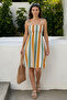 Gipeli Strapless Dress 5062 - Mi̇nt / Taba - 3