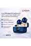 Dual Wireless Microphone Kit ANC Noise Cancellation Mic - 2