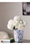 White Peony Artificial Flowers | 5PCS for Home & Office Decor