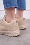 Ecru Women's Lace-Up Lightweight Sneaker Flat Sole Breathable Sports Shoes 213Nav - 4