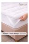 600GSM Striped Microfiber Mattress Topper King 180x200cm – Soft Thick 7cm Cushioning - 4