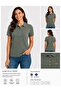 Women's Polo Collar Buttoned High Quality T-Shirt - 3