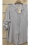 Italian Striped Shirt 100% Cotton - 2