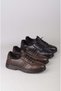 Dr. Jell's 6K3121 Genuine Leather Anatomical Men's Shoes Black - 8