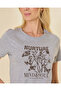 Women Grey Graphic T-Shirt - 4