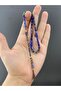 Ankle Length Capsule Cut Opal Simulated Rosary Beads with Rodage Special Tassel Design Special Series - 2