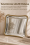 6-Piece Spike Patterned Tray - Stainless Steel Coffee and Catering Serving Presentation Tray with Gold Frame - 4