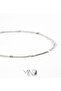 Luna Disc Women's Anklet, 925 Sterling Silver, Chain Anklet, Handmade Adjustable Jewelry - 4
