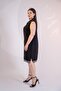 Women's Plus Size Zipper Stripe Detailed Dress - 2