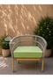 1 Piece Garden Balcony Rattan Sofa Bottom Seat Cushion Cover – Water Repellent, Fade Resistant, Zippered, Custom Made - 2