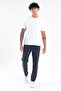 B-Stretch Fabric Zipper Pocket Straight Leg Men's Sports Sweatpants - 2