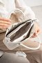 Women's Hand and Shoulder Bag with Zipper, Mini Wallet, Accessory, Daily Stylish Handbag - 3