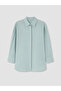 Lcw Modest Turquoise Women's Shirt Tunic