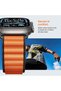 WBF1 Apple Watch Band for Apple Watch Ultra 3/2/1 49mm, Series 11/10 46mm, 9/8/7 45mm, SE3/SE2/SE/6/5/4 44mm, 3/2/1 42mm Lightweight Fabric Strap - Black Orange - 5