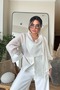 Women's Brand Equivalent Shawl Scarf Design Stylish Shirt - 4