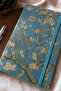 A5 Van Gogh Almond Blossoms Gold Gilded Hard Cover Lined Notebook