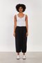 Women's Drawstring Waist and Cuff Shalwar Trousers - Black - 4