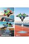 RC Plane 360° Flips, 2.4GHz Remote Controlled Aeroplane Quadcopter Fighter Aircraft with LED Lights, 80m Range, Ideal for Beginners, Children, and Adults, USB Charging, Durable Foam Flight - 2