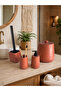 Decorative 4-Piece Bohemian Style Bathroom Set: Trash Can, Toilet Brush, Liquid Soap Dispenser, Toothbrush Holder Set - 6