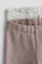 2-pack ribbed cotton leggings - 2