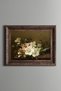 Floral Still Life - Vintage Patterned Painting - Thick Model
