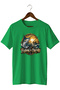 Fishing Is Therapy Printed Unisex T-Shirt Fishing Outdoor Sea Fish Themed Crew Neck